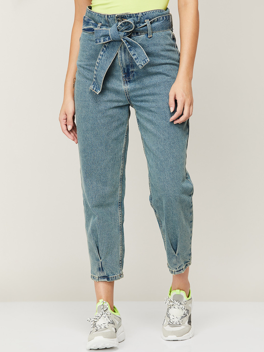 

Ginger by Lifestyle Women Blue Relaxed Fit High-Rise Jeans