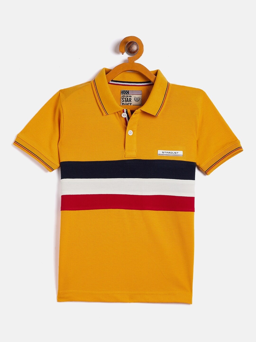 

Duke Boys Yellow Polo Collar T-shirt