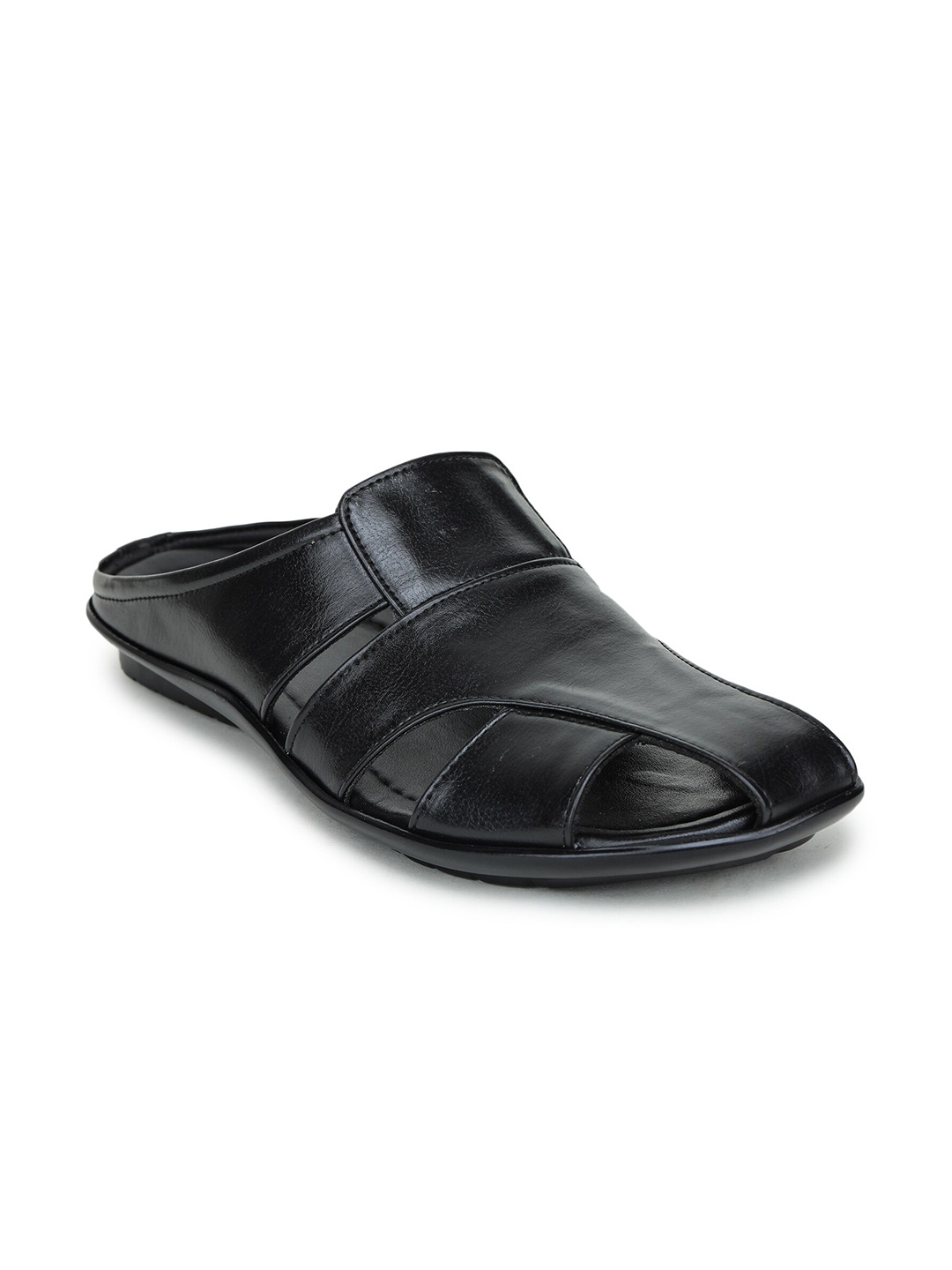 

Liberty Men Black Synthetic Solid Slip-On