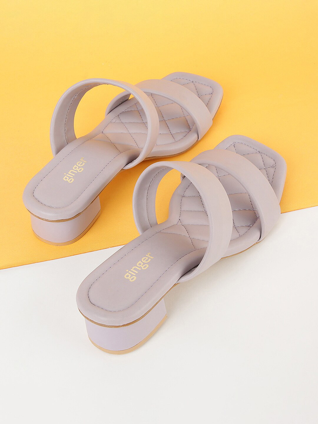 

Ginger by Lifestyle Women Lavender Block Heels