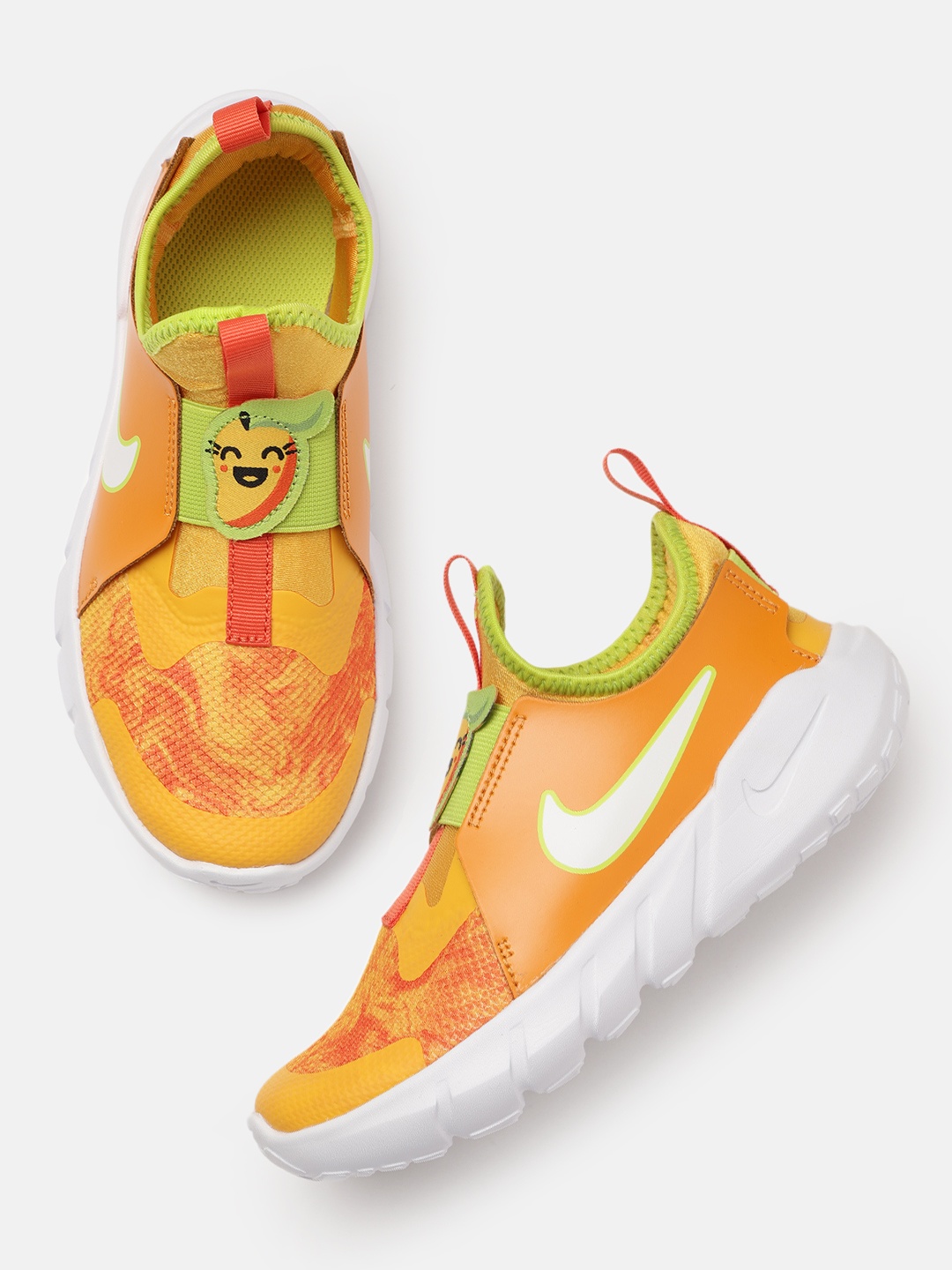 

Nike Unisex Kids Orange FLEX RUNNER 2 LIL (PSV) Leather Running Shoes