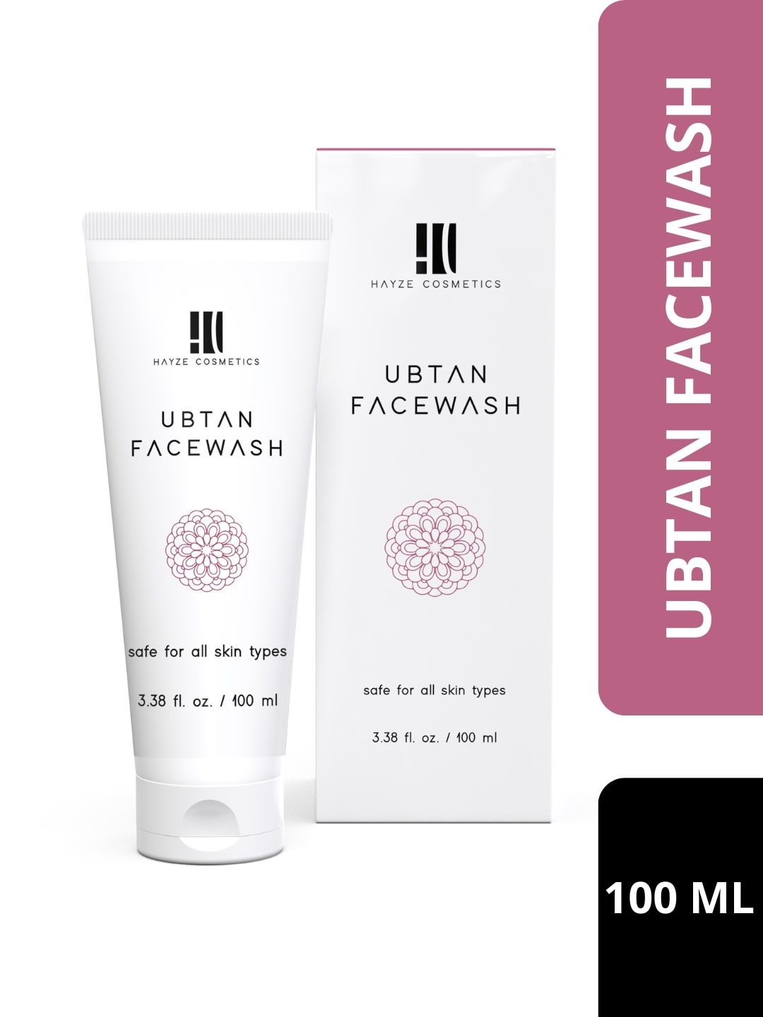 

HAYZE COSMETICS Ubtan Face Wash for All Skin Types - 100 ml, White