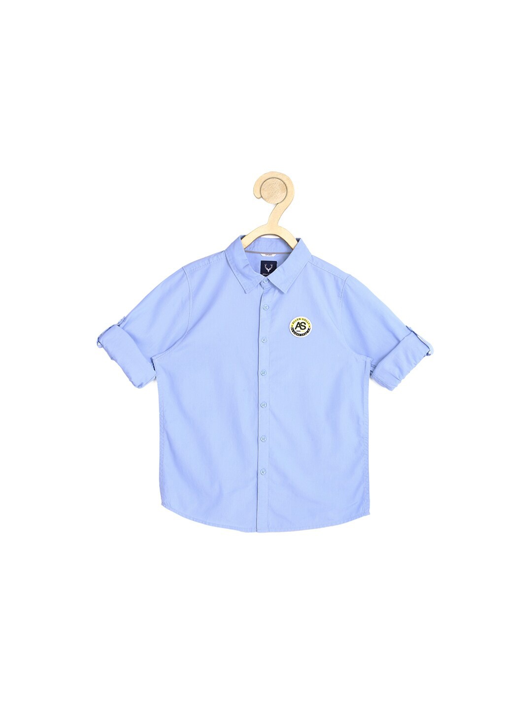 

Allen Solly Junior Boys Blue Slim Fit Casual Shirt 69% Cotton