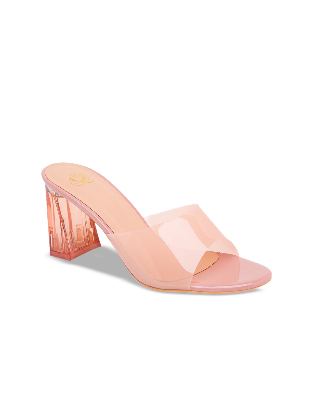 

Sole To Soul Peach-Coloured Block Heels
