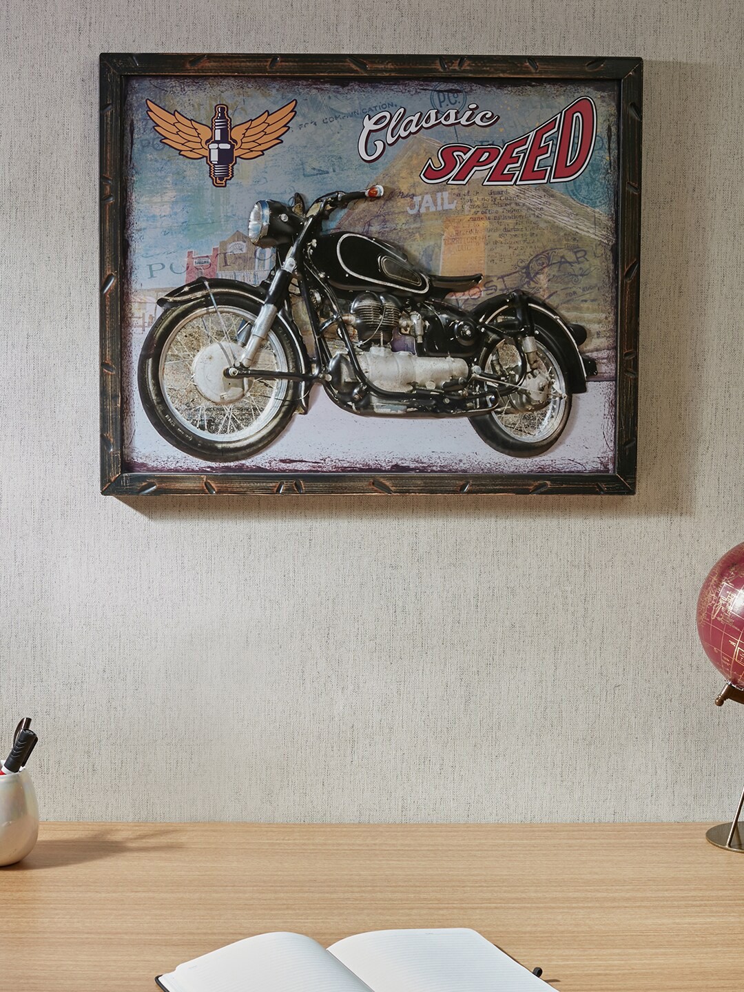 

HomeTown Black Vintage Bike Metal Wall Decor