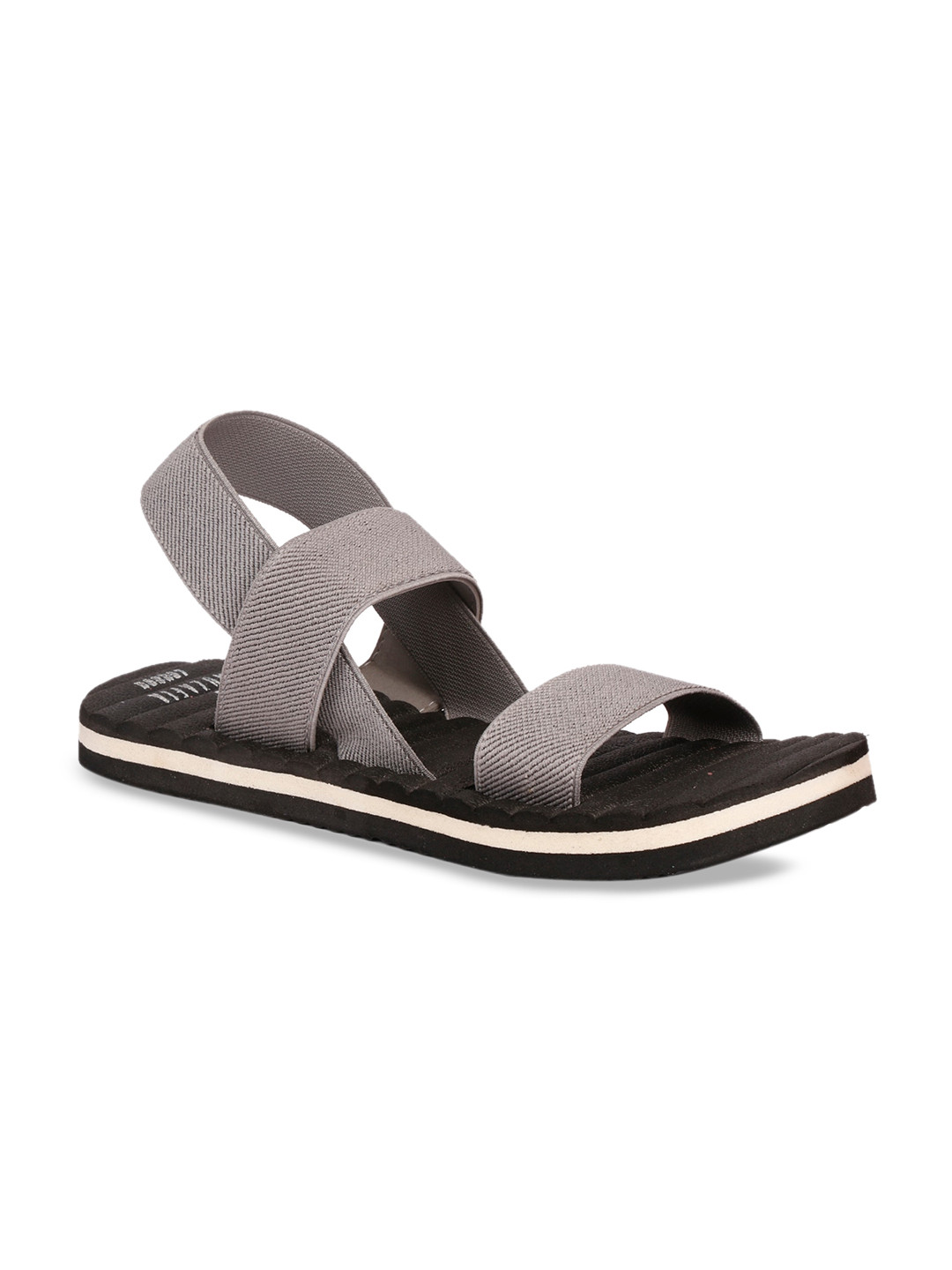 

MOZAFIA Men Grey Open Toe Flats