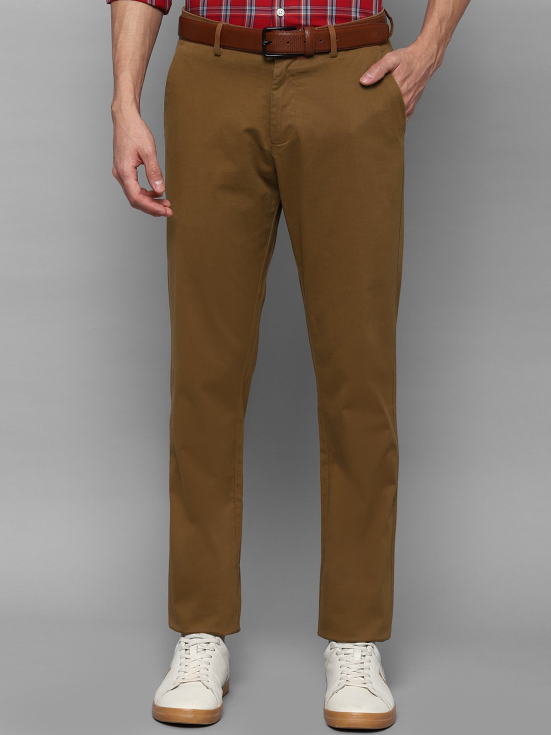 

Allen Solly Men Brown Trousers