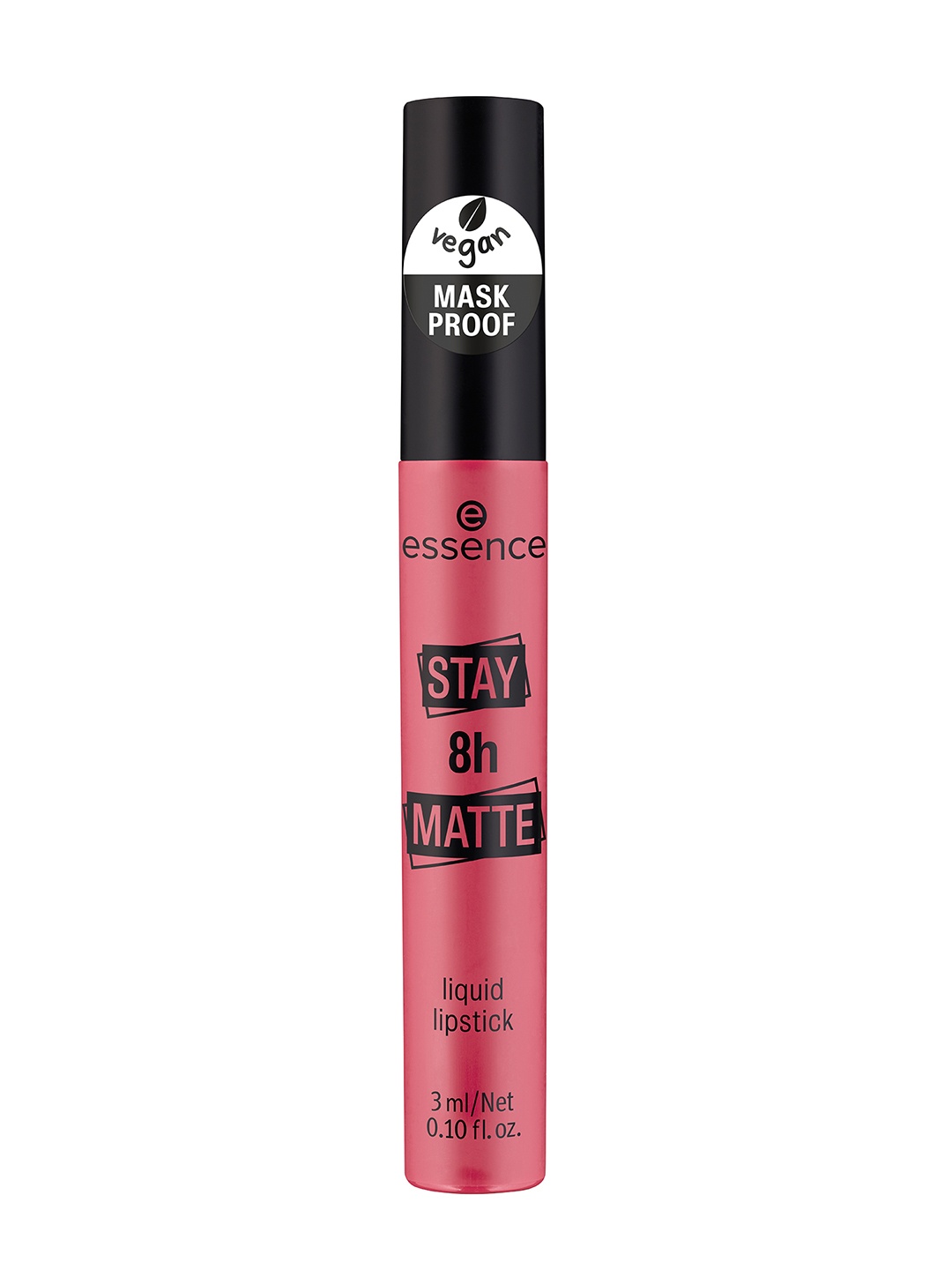 

essence Stay 8H Matte Vegan Mask Proof Liquid Lipstick 3 ml - Mad About You 04, Pink