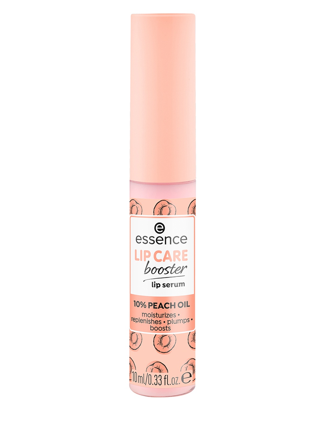 

essence Lip Care Booster Lip Serum with 10% Peach Oil - 10ml, Pink