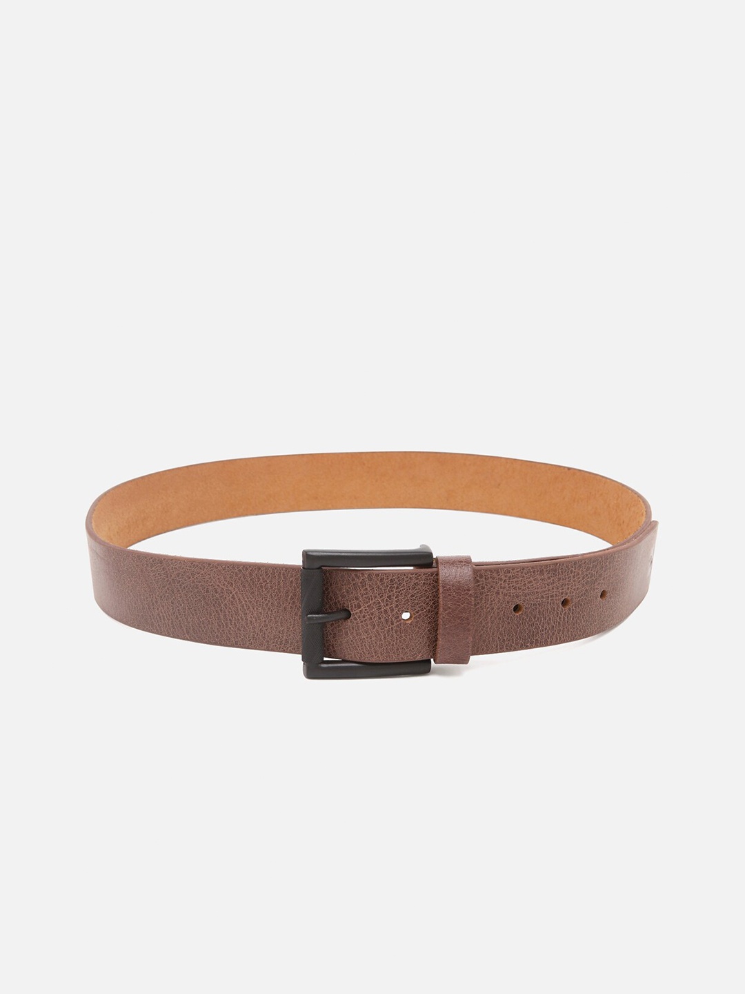 

SPYKAR Men Brown Leather Belt