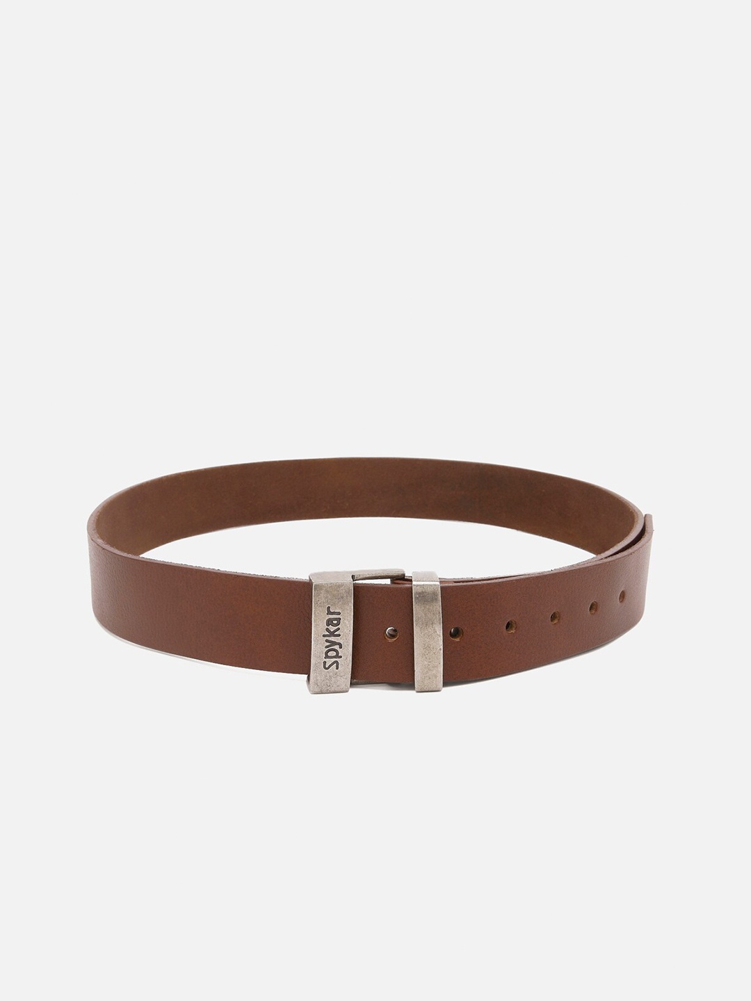 

SPYKAR Men Brown Leather Belt