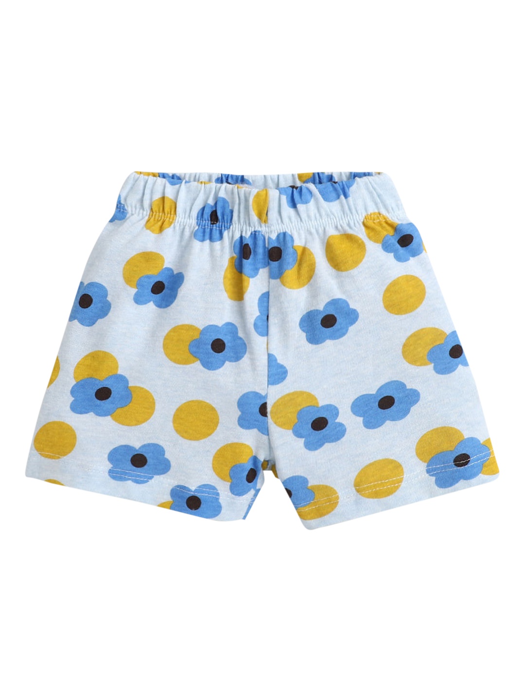 

Hopscotch Girls Blue Conversational Printed Shorts