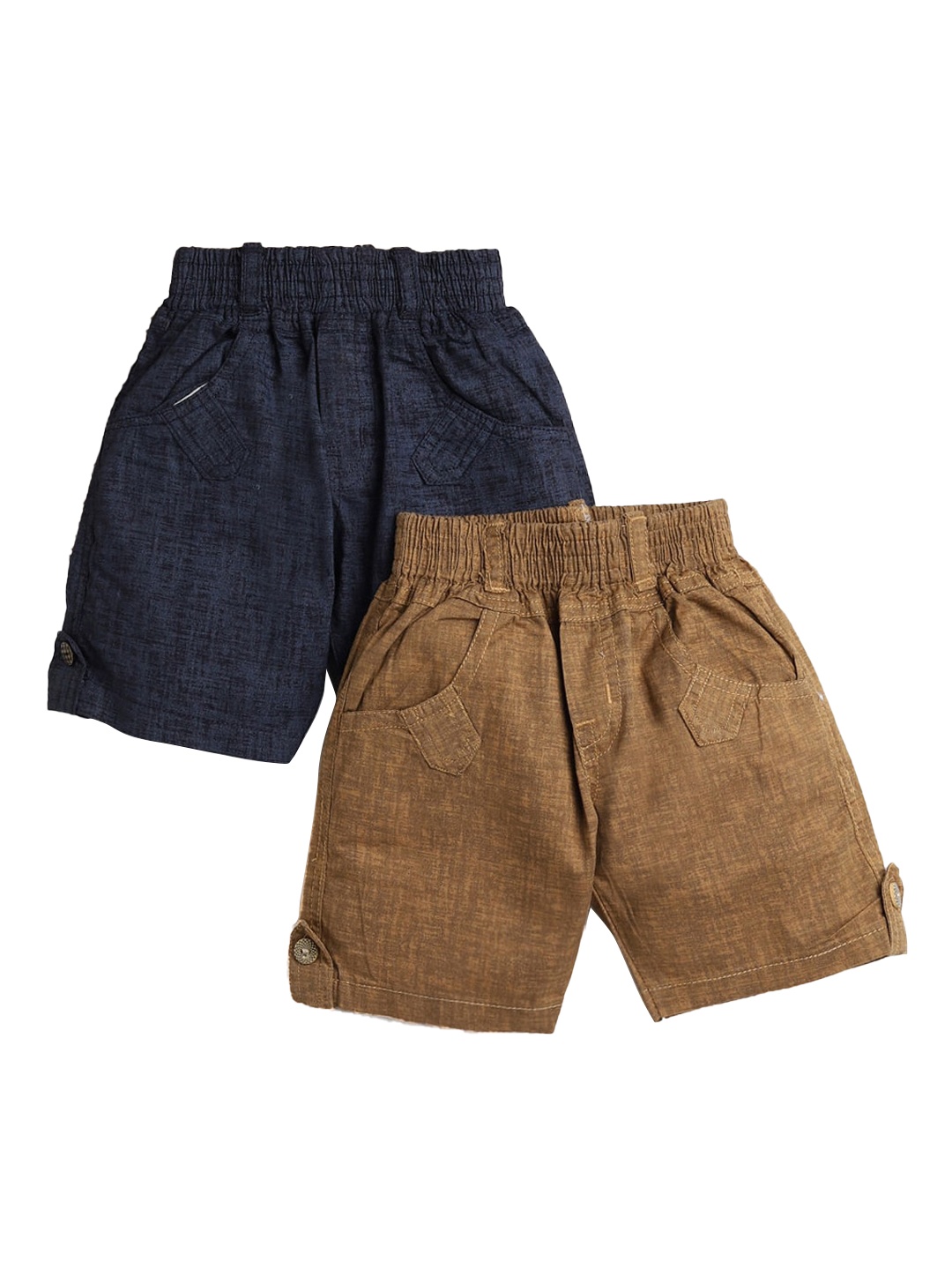 

Hopscotch Boys Multicoloured All-Over Print Shorts - Pack Of 2, Multi