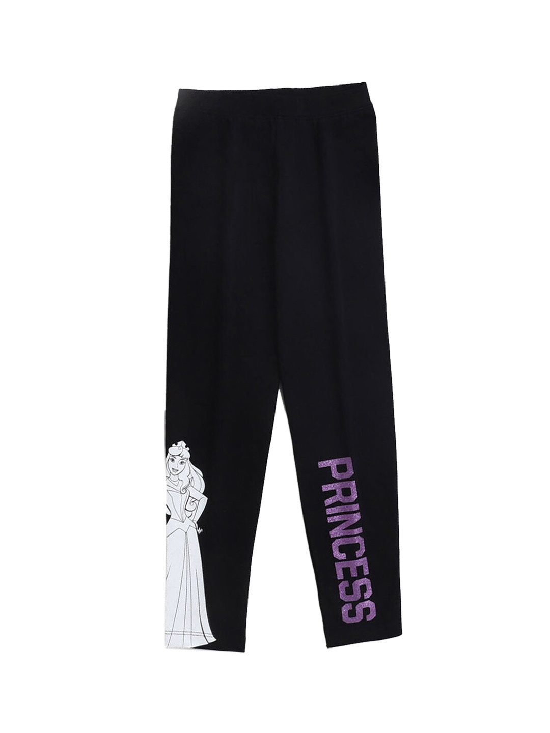

Hopscotch Girls Black Solid Ankle Length Leggings