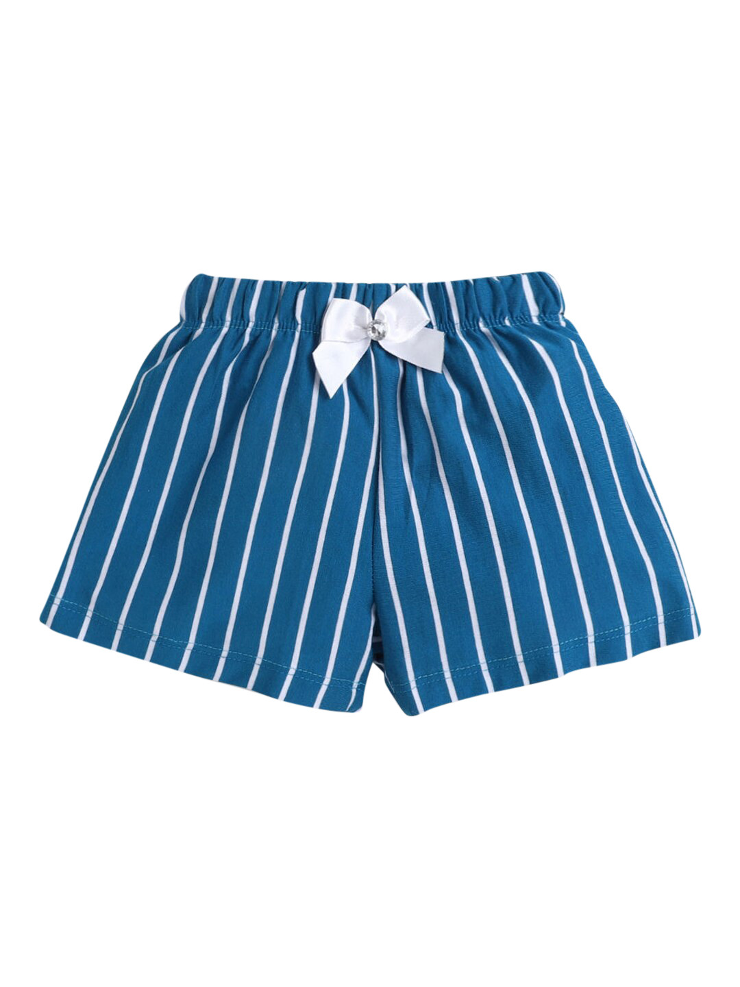 

Hopscotch Girls Blue Striped Shorts