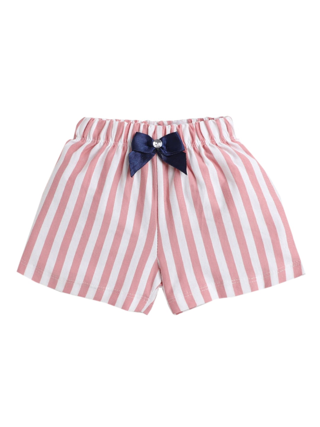 

Hopscotch Girls Multicoloured Striped Shorts, Multi