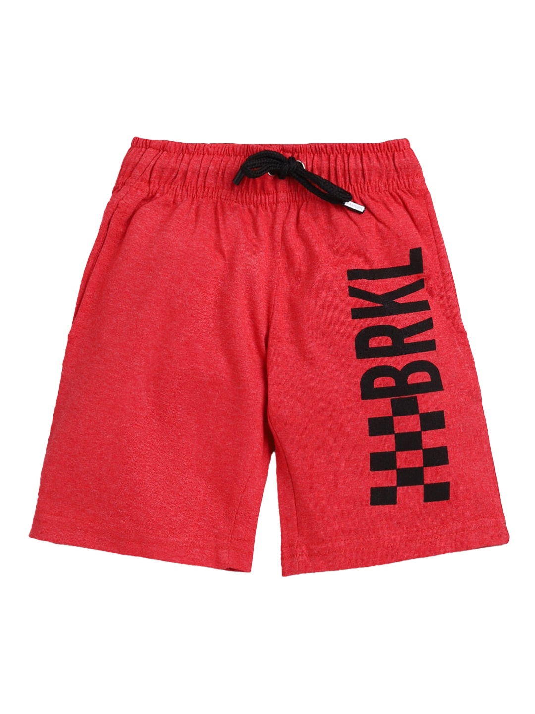 

Hopscotch Boys Red Printed Shorts