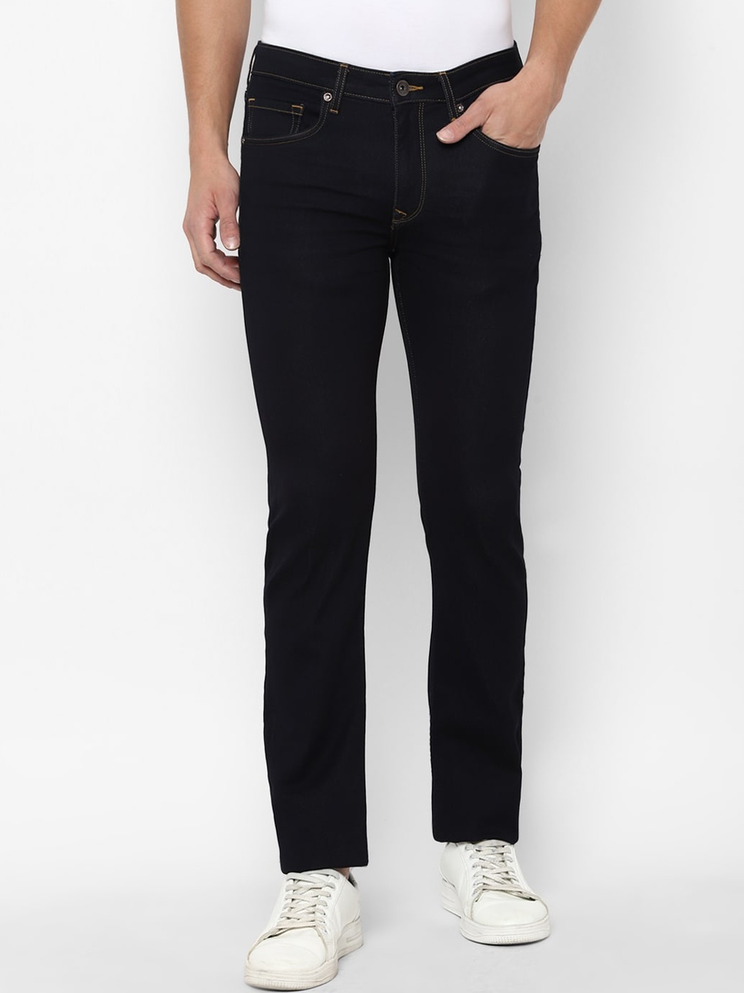 

Louis Philippe Jeans Men Navy Blue Slim Fit Jeans