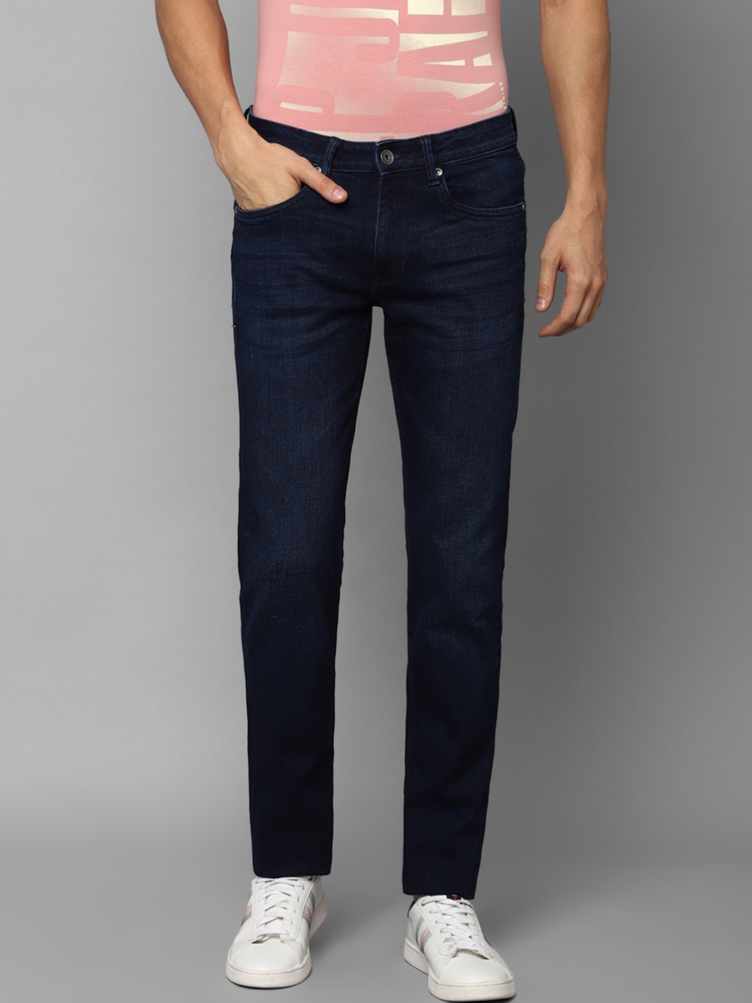 

Louis Philippe Jeans Men Navy Blue Slim Fit Jeans