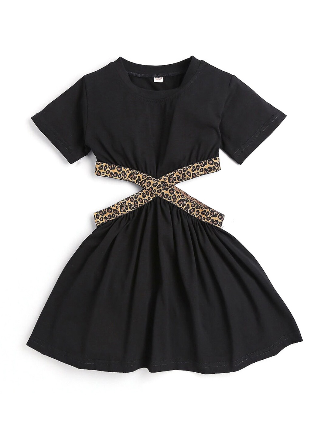 

Hopscotch Black A-Line Dress
