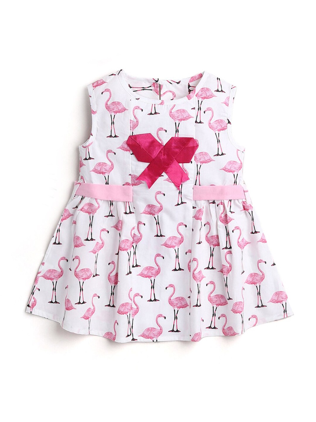 

Hopscotch Off White A-Line Dress