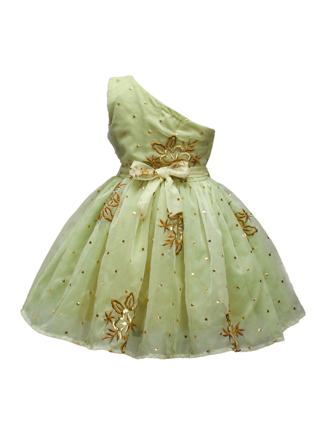 

Hopscotch Green Floral Dress