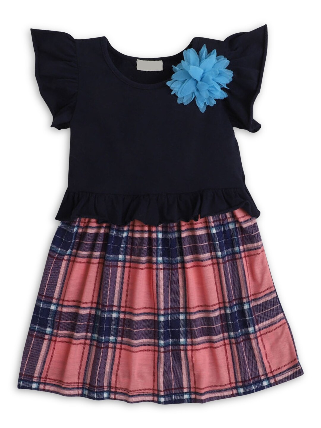 

Hopscotch Girls Black Checked Dress
