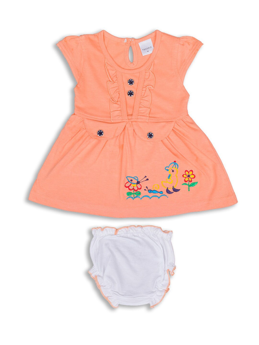 

Hopscotch Orange Dress