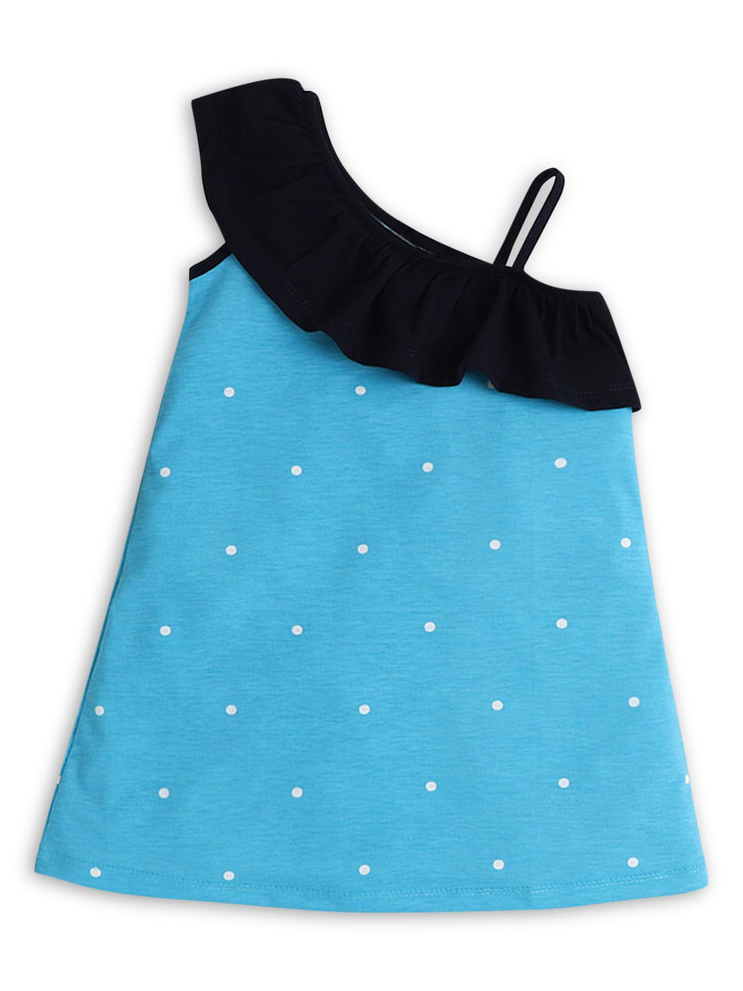 

Hopscotch Blue A-Line Dress