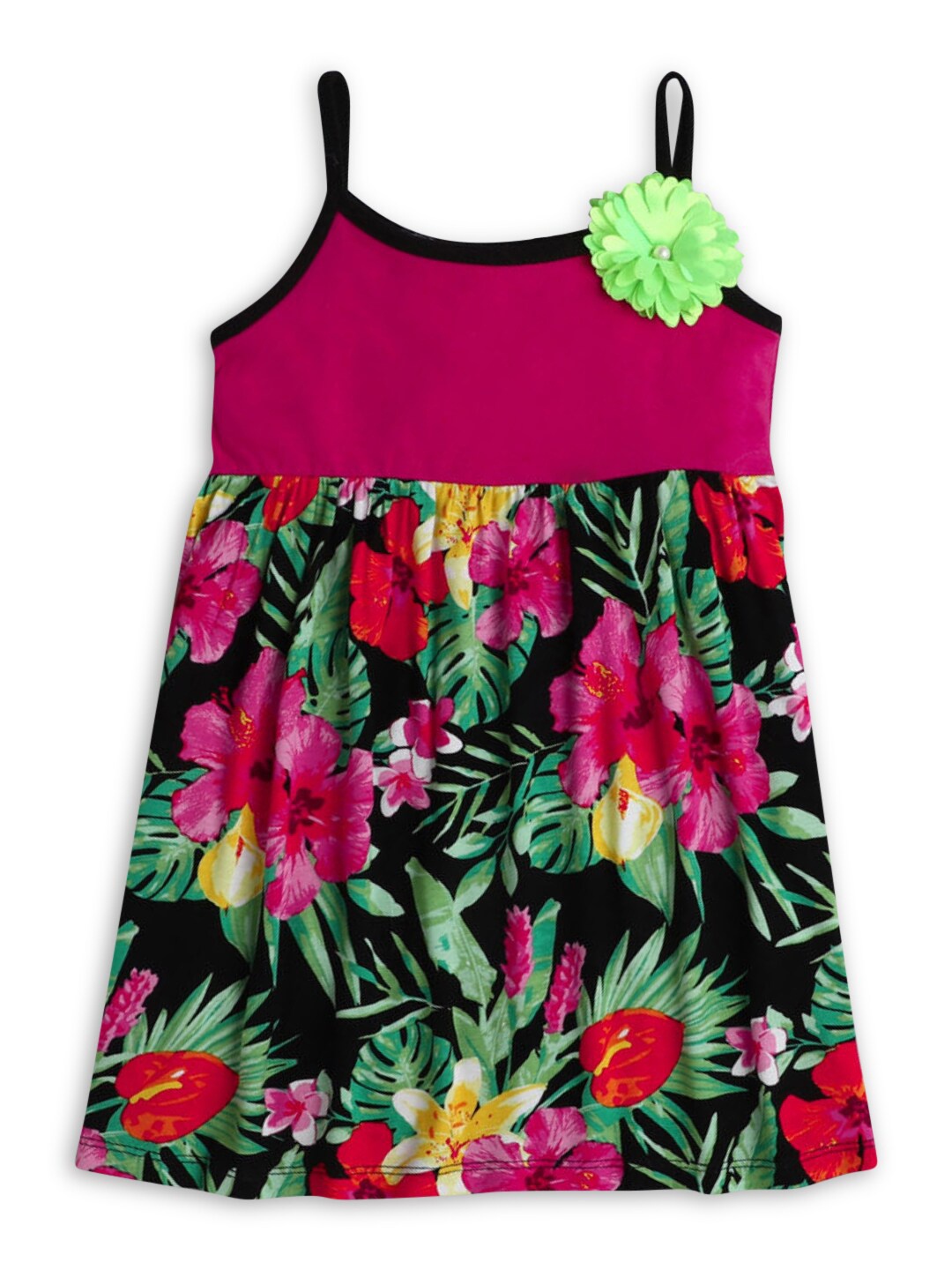 

Hopscotch Multicoloured Floral A-Line Dress, Multi