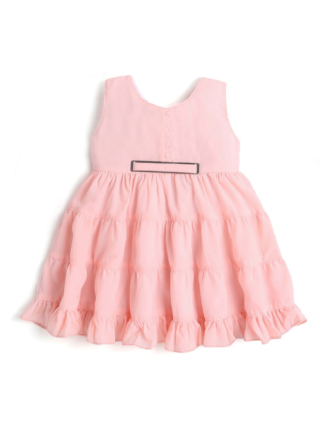 

Hopscotch Girls Peach-Coloured Peplum Dress
