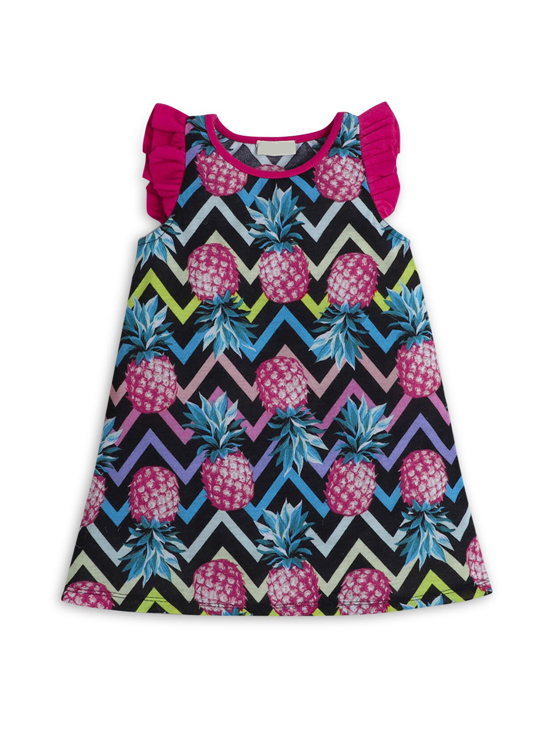 

Hopscotch Kids-Girls Multicoloured A-Line Dress, Multi