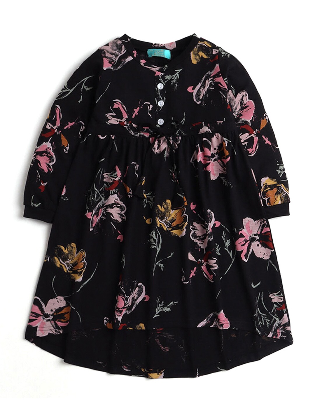 

Hopscotch Black Floral Dress