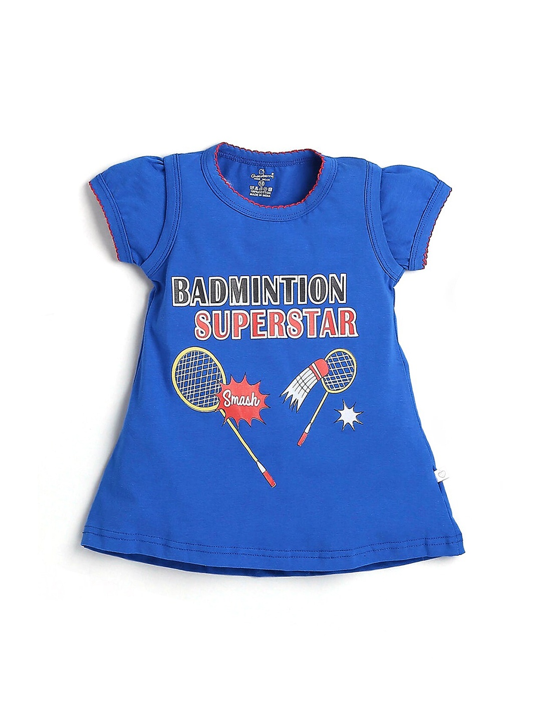 

Hopscotch Blue A-Line Dress
