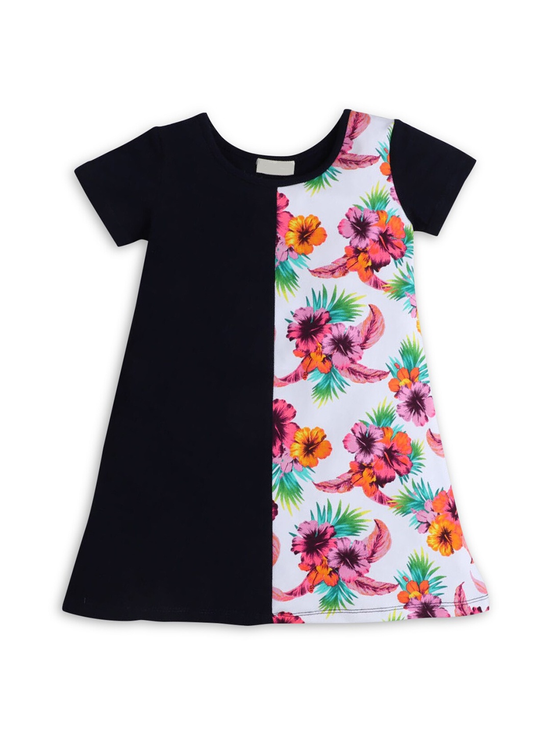 

Hopscotch Multicoloured Floral A-Line Dress, Multi