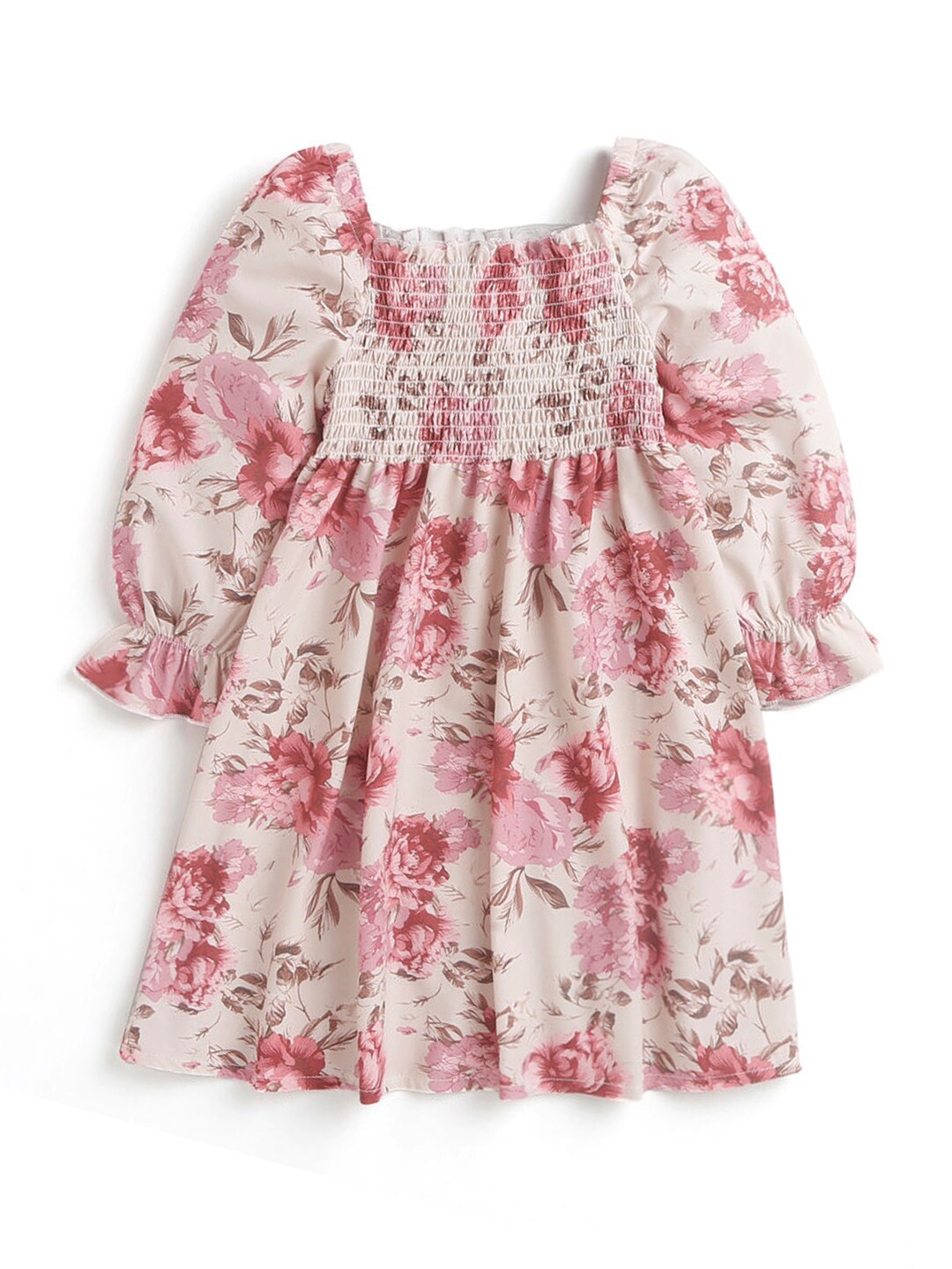 

Hopscotch Girls Pink Floral Dress