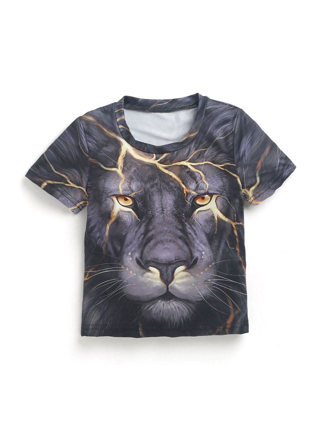 

Hopscotch Kids Boys Multicolored Animal Printed T-shirt, Multi