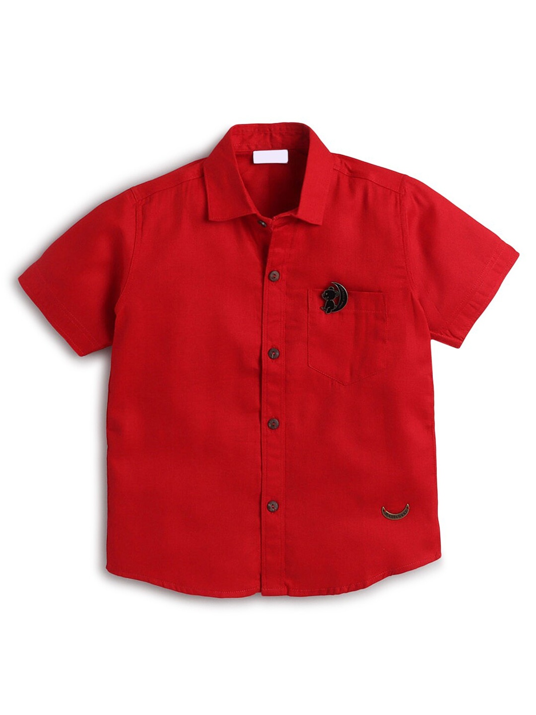 

Hopscotch Boys Red Casual Shirt