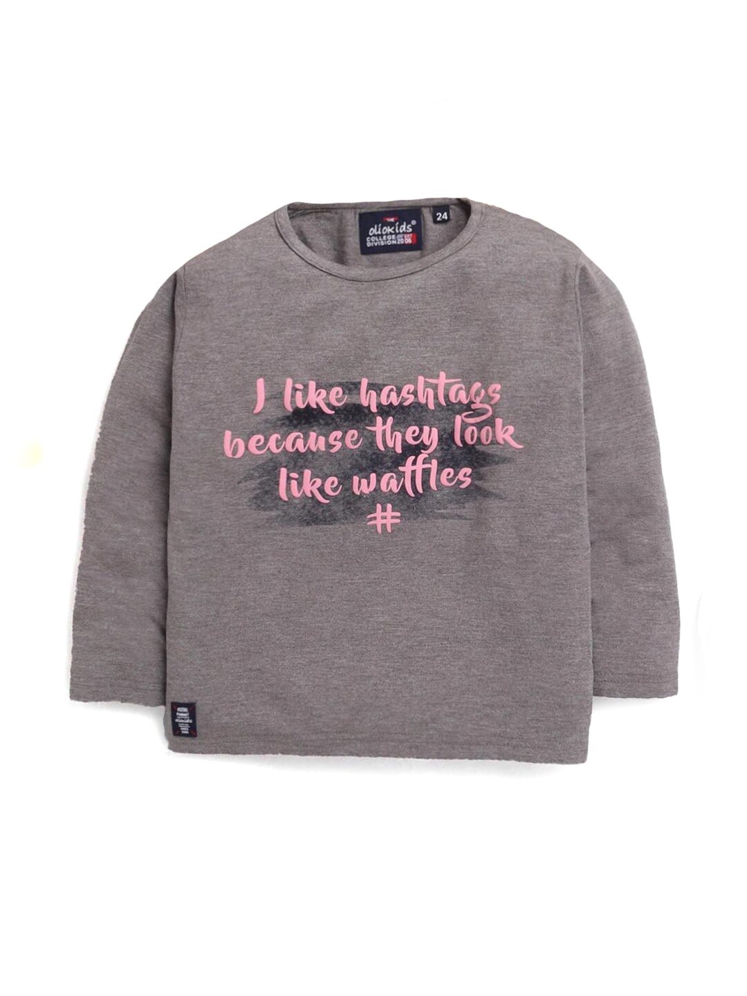 

Hopscotch Boys Brown Typography Printed T-shirt