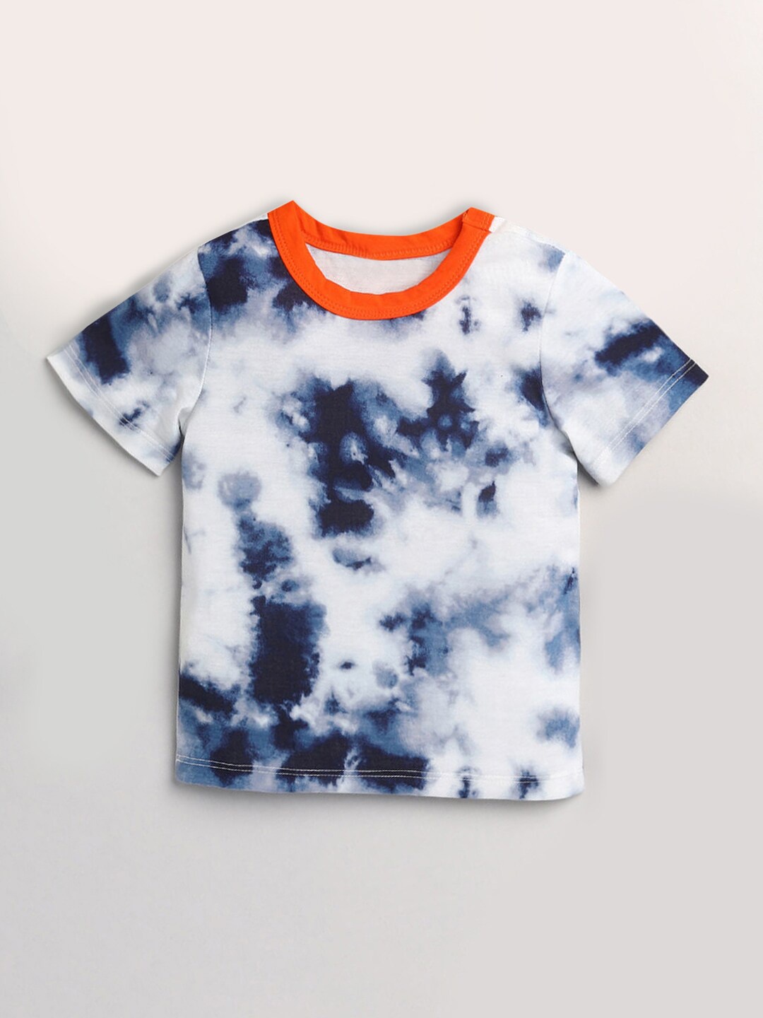 

Hopscotch Boys Blue & White Tie and Dye Dyed T-shirt