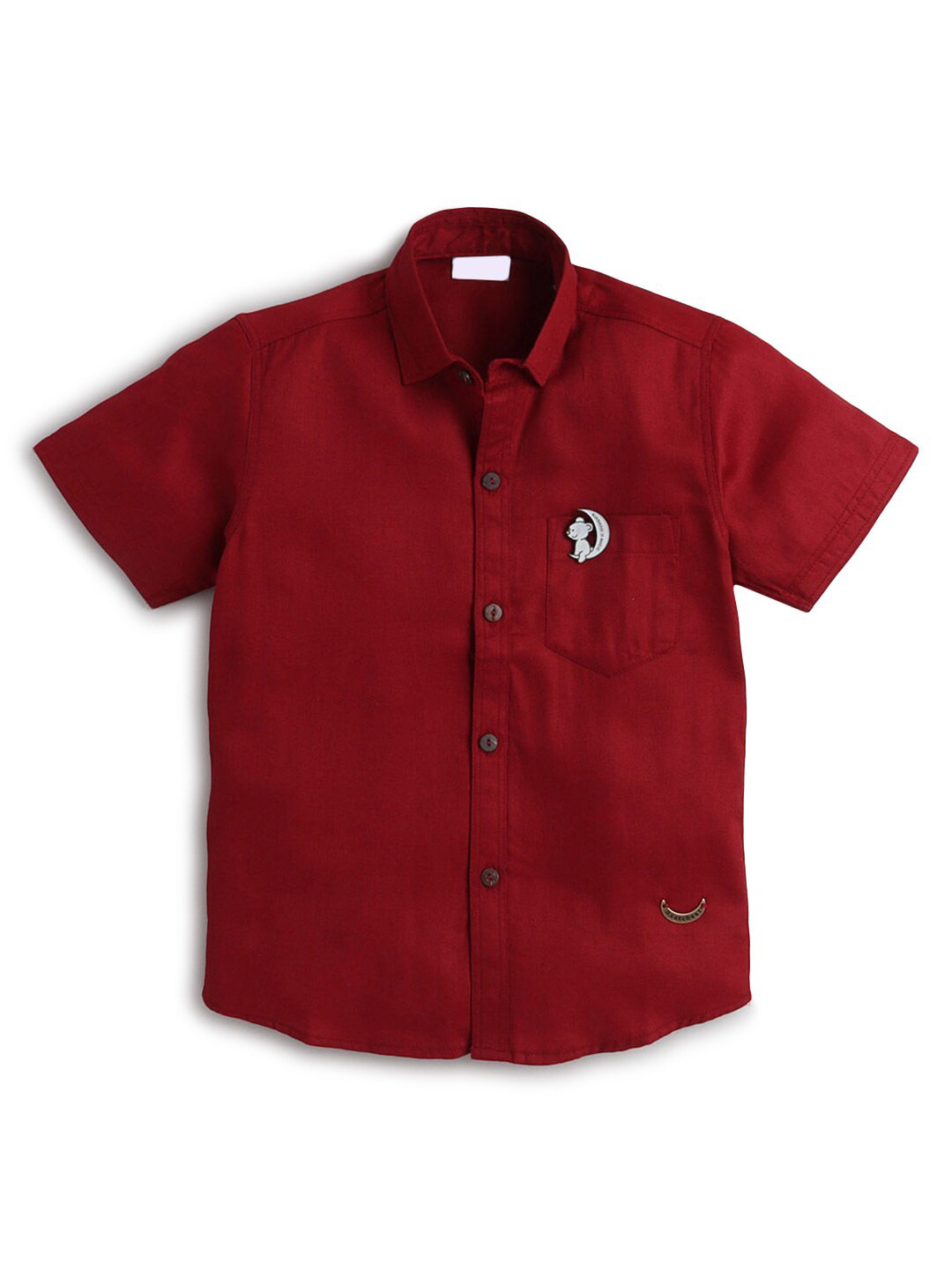 

Hopscotch Boys Red Casual Shirt