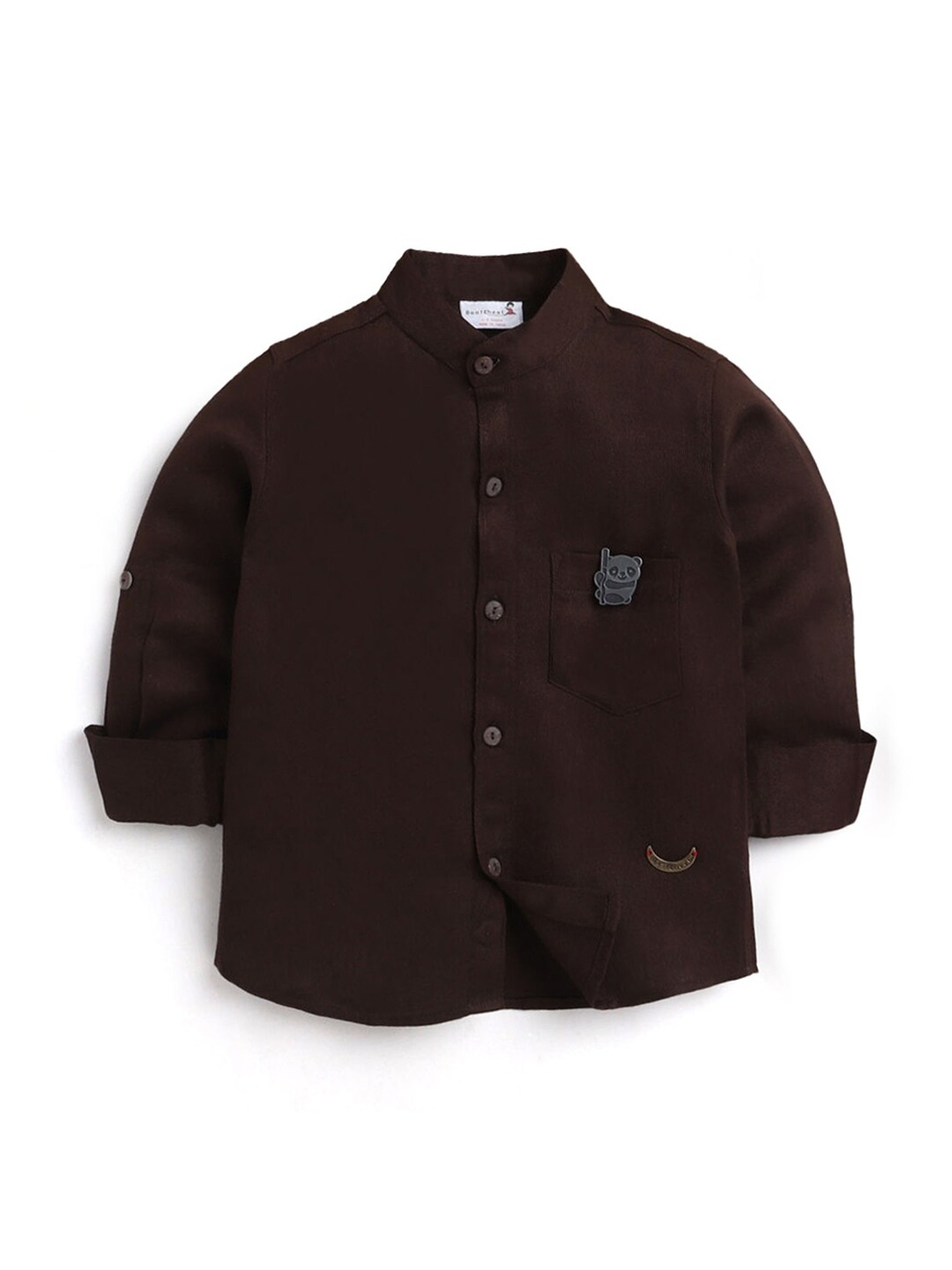 

Hopscotch Boys Brown Casual Shirt
