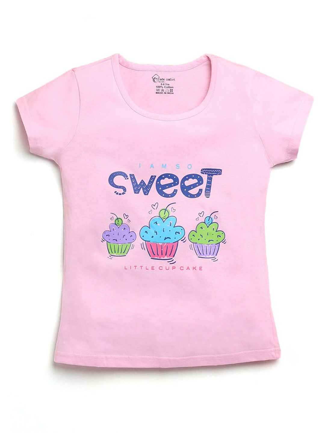 

Hopscotch Girls Pink Print T-shirt