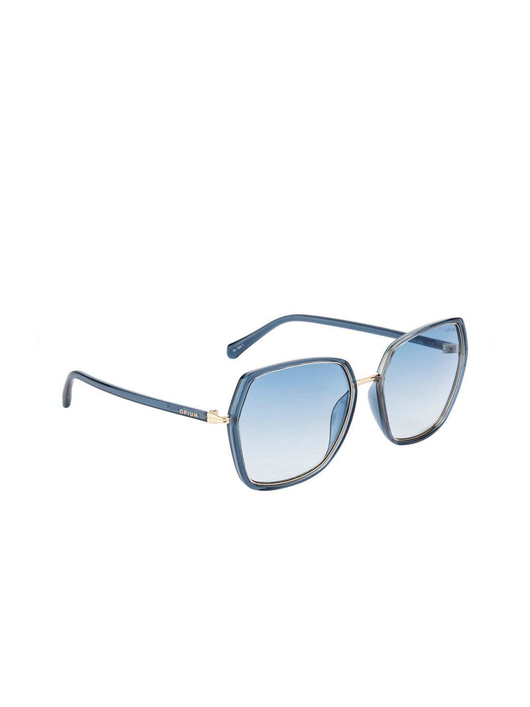 

OPIUM Women Blue Lens & Blue Rectangle Sunglasses with UV Protected Lens