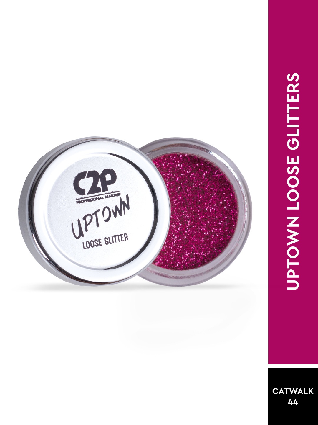 

C2P PROFESSIONAL MAKEUP Uptown Loose Glitters Eyeshadow - Catwalk 44, Red