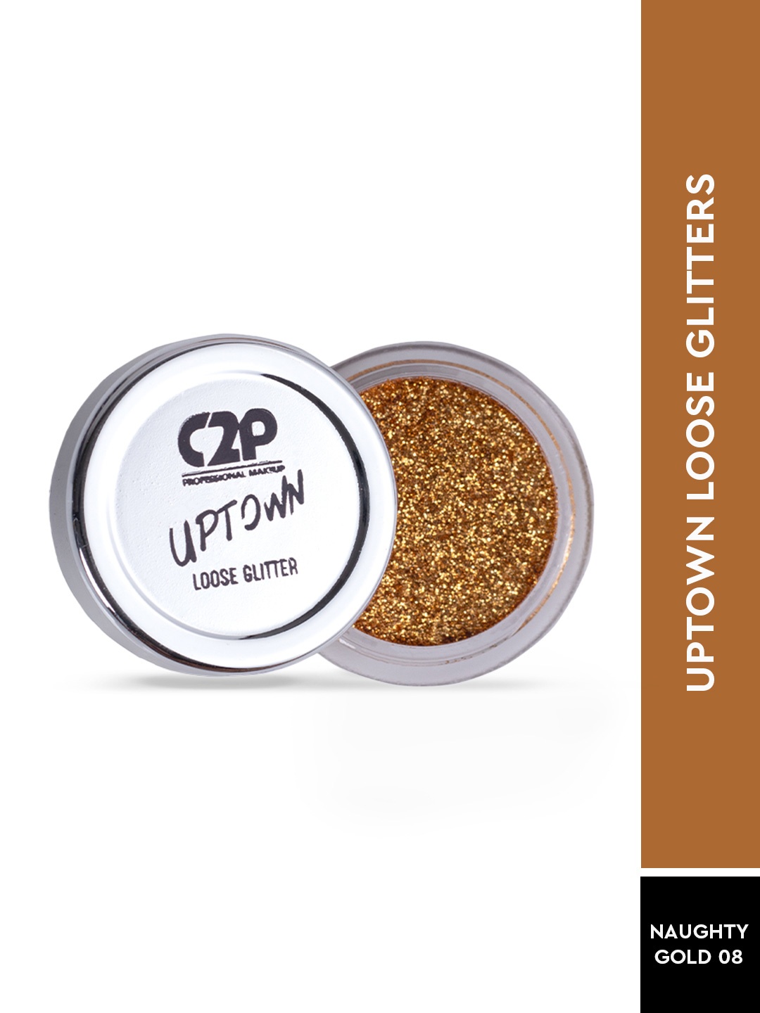 

C2P PROFESSIONAL MAKEUP Uptown Loose Glitters - Naughty Gold 08