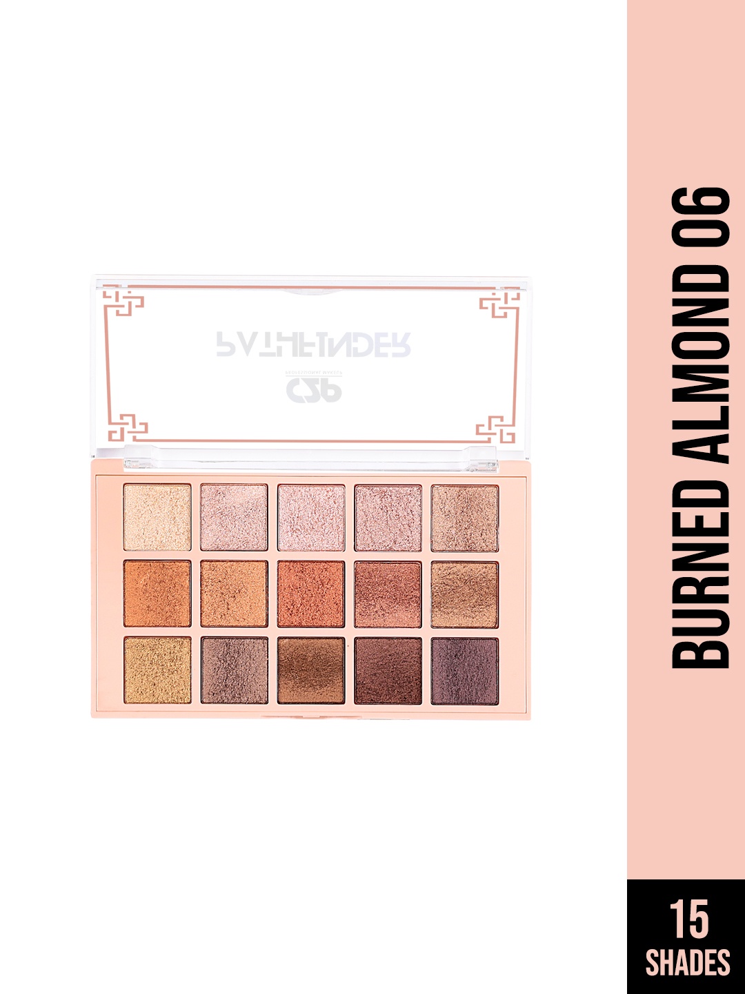 

C2P PROFESSIONAL MAKEUP Pathfinder 15 Color Eyeshadow Palette - Burned Almond 06, Multi