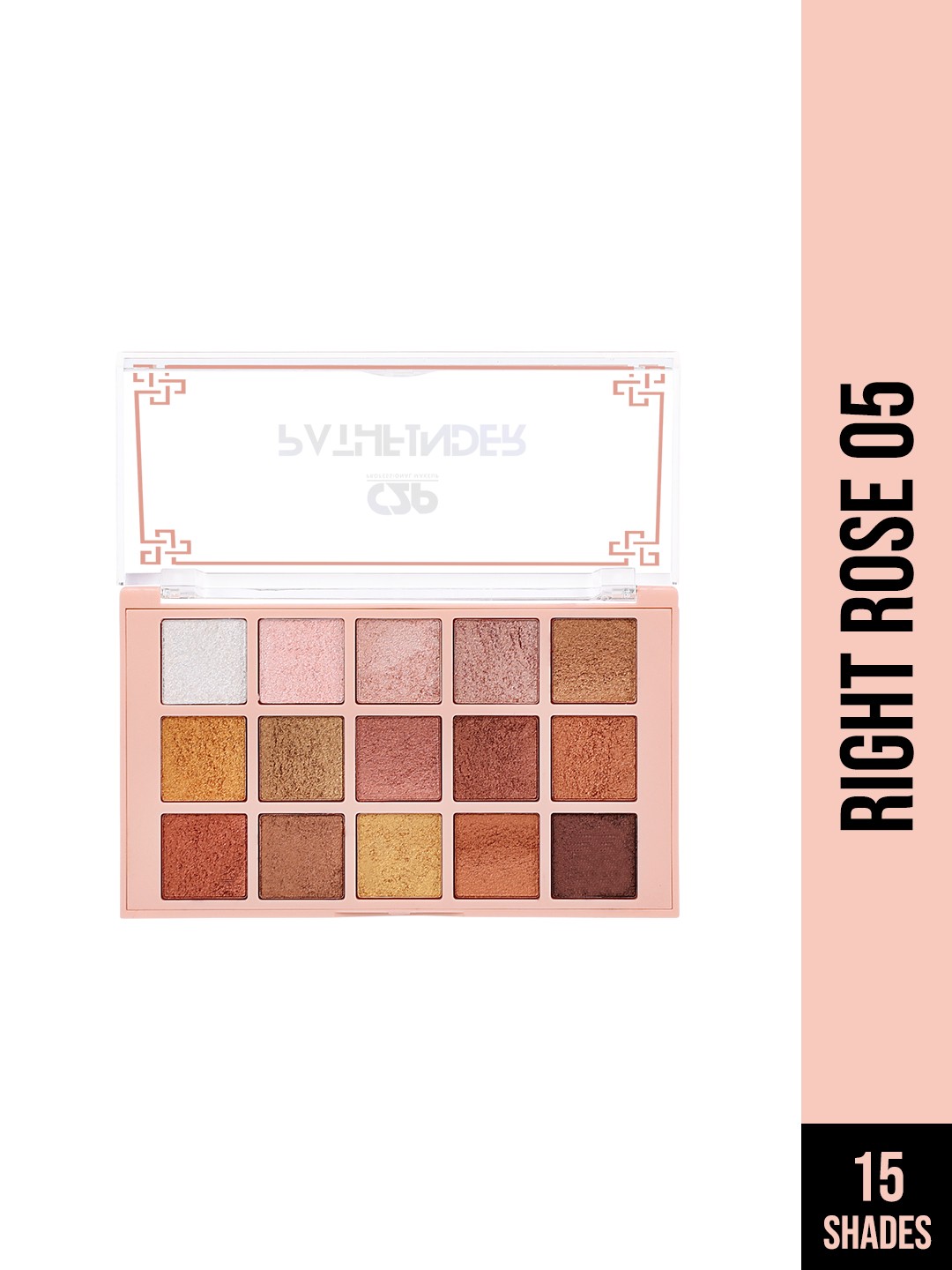 

C2P PROFESSIONAL MAKEUP Pathfinder 15 Color Eyeshadow Palette - Rigid Rose 05, Multi