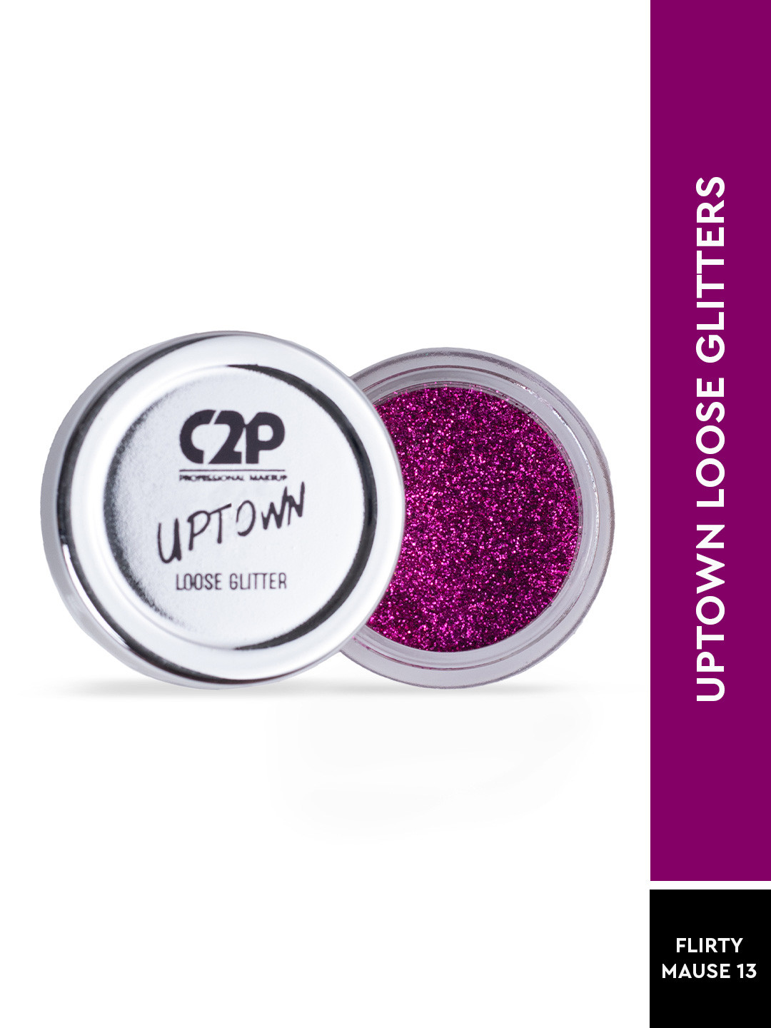 

C2P PROFESSIONAL MAKEUP Uptown Loose Glitters - Flirty Mause 13, Pink