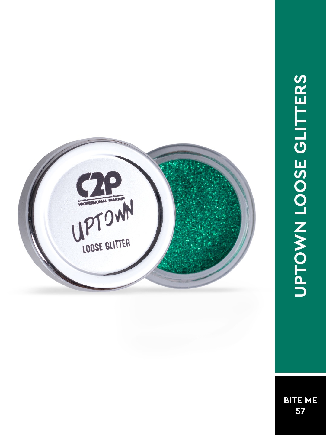 

C2P PROFESSIONAL MAKEUP Uptown Loose Glitters - Bite Me 57, Green